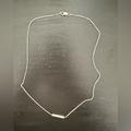 Gucci Jewelry | 18k White Gold Gucci Channel Set Diamond Necklace. | Color: Gold | Size: 16” Chain