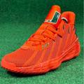 Adidas Shoes | Adidas Dame 7 Miami Hurricanes Orange Basketball Shoes Mens Size 7 | Color: Black/Orange | Size: 7