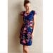 Anthropologie Dresses | Anthropologie Moulinette Soeurs Rosado Sheath Blue Floral Dress | Color: Blue/Pink | Size: 0