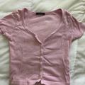 Brandy Melville Tops | Brandy Melville Pink Zelly Top | Color: Pink | Size: One Size