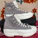 Converse Shoes | Converse 172202c Run Star Hike Hi Vapor Mauvenechetniolet Ore Men’s Platforms | Color: Gray/White | Size: 10