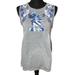 Disney Tops | Disney Boutique Mickey Pelump Top Medium | Color: Gray | Size: M