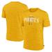 Men's Nike Gold Pittsburgh Pirates Authentic Collection Velocity Performance Practice T-Shirt