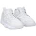 Kansas Jayhawks Team-Issued White Exhibit A Adidas Shoes from the Basketball Program