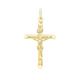 Carissima Gold Women's 9ct Yellow Gold Crucifix Pendant