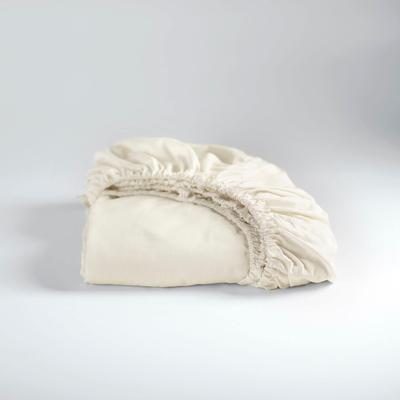 Spannbettlaken CINDERELLA "Weekend", weiß (ivory), B:100cm L:210cm, Renforcu00e9, Obermaterial: 100% Baumwolle, Laken, OEKO-TEX-zertifiziert Image