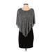 En Focus Studio Casual Dress: Black Marled Dresses - Women's Size 4