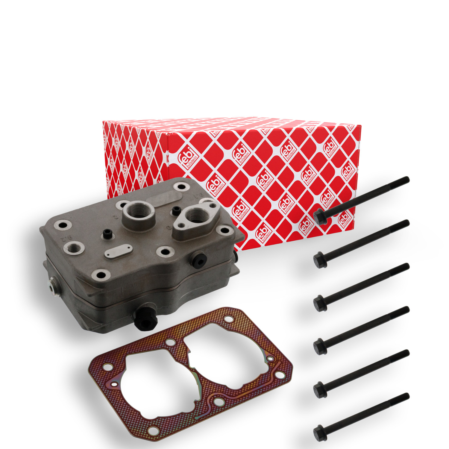 FEBI BILSTEIN Zylinderkopf, Druckluftkompressor Universal für DAF 1743267 100980 Image