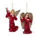 5.5" Regal Red Angel Ornaments