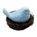 Wanwan Simulated Bird Figurine Polished Colorfast Decorative Vibrant Bird Statue for Gifts