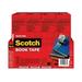 Scotch Book Tape Value Pack 3 Core (2) 1.5 x 15 yds (4) 2 x 15 yds (2) 3 x 15 yds Clear 8/Pack