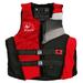 Zeraty Adults Life Jacket Floating Swim Vest Buoyancy Aid Swimwear with Adjustable Quick Release Buckle for Swimming Surfing Boating Cruise Water Sports Red