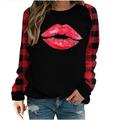 skpabo Valentine s Day T Shirt Women Cute Heart Valentines Baseball Shirt Letter Print Raglan Long Sleeve Casual Tee Tops