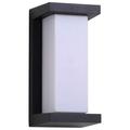 Wovilon Modern Wall Lights LED Outdoor Indoor Wall Sconce Ip65 Waterproof Led Wall Lighting Fixture Black Exterior Waterproof Porch Aluminum Wall Mounted Sconces