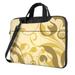 Summer Yellow Flowers Laptop Bag 15.6 inch Laptop or Tablet Business Casual Laptop Bag