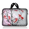 LSS 10.2 inch Laptop Sleeve Bag Carrying Case Pouch with Handle for 8 8.9 9 10 10.2 Apple MacBook Acer Dell Pink Gray