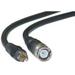 RG59U Coaxial BNC to RCA Video Cable Black BNC Male to RCA Male 75 Ohm 65% Braid 6 foot