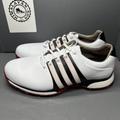 Adidas Shoes | Adidas Tour 360 Xt Waterproof Golf Bd7124 White/Core Black/Scarlet Men Sz 13 New | Color: Red | Size: 13