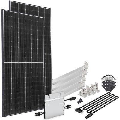 OFFGRIDTEC Solaranlage "Solar-Direct 830W HM-600" Solarmodule schwarz Solartechnik