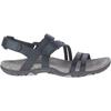 Sandale MERRELL "SANDSPUR ROSE CONVERT", Gr. 40, schwarz, Leder, sportlich, Schuhe, mit Klettverschluss
