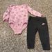 Nike Matching Sets | Baby Girls Nike Outfit | Color: Gray/Pink | Size: 12mb