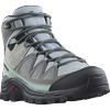 Wanderschuh SALOMON "QUEST ROVE GORE-TEX W", Gr. 38, grau (grau, mint), Leder, Textil, sportlich, Schuhe, Wasserdicht