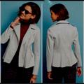 Anthropologie Jackets & Coats | By Anthropologie Faux Leather Moto Jacket Light Gray Vegan Nwt-Small | Color: Gray | Size: S