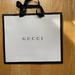 Gucci Bags | Gucci Retail Shopping Bag | Color: Black/White | Size: Os