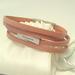 Coach Jewelry | Beautiful Coach Ladies Leather Bracelet | Color: Pink | Size: Os