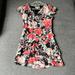 Anthropologie Dresses | Dolan X Anthropologie Mini Floral Dress Size X-Small | Color: Black/Red | Size: Xs