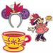 Disney Other | Disney Minnie Mouse Main Attraction Mad Tea Party Pins. | Color: Pink/Yellow | Size: Os