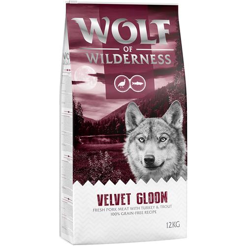 2x 12kg Velvet Gloom – Truthahn & Forelle Wolf of Wilderness getreidefreies Hundefutter trocken