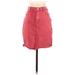 Gap Denim Mini Skirt Mini: Red Print Bottoms - Women's Size 27