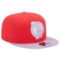 Men's New Era Red/Lavender Boston Celtics 2-Tone Color Pack 9FIFTY Snapback Hat