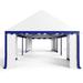 Alphamarts 13 Ft. W X 26 Ft. D Steel Canopy Tent w/ 4 Side Walls Heavy Duty Party Tents For Parties Metal/Steel/Soft-top in Gray | Wayfair