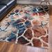 Blue/Brown 0.5 in Indoor Area Rug - 17 Stories Brantlie Abstract Multicolor Area Rug | 0.5 D in | Wayfair 0E53B692B5F04AE4AB9BBB100AE77B3C