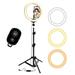 5 Core 8" Ring Light w/ Extendable Tripod Stand & Gooseneck Phone Holder RL 8 Plastic | 8 H in | Wayfair