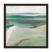 Birch Lane™ Fields Of Green II by - Single Picture Frame Print Paper in Blue/Brown/Green | 17 H x 17 W x 1.25 D in | Wayfair