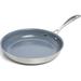 ZWILLING J.A. Henckels Zwilling JA Henckels 23 in. Frying Pan Stainless Steel/Ceramic in Gray | 3 H in | Wayfair 64010-261