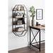 Trent Austin Design® Altheimer 4 Shelf Accent Wall Shelf Wood in Black | 41 H x 19 W x 8 D in | Wayfair 4686ABD898DE4AED9FEB828F9AFC7863