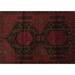 Brown/Red 60 x 24 x 0.08 in Area Rug - Foundry Select Randol Traditional 2412 Brown Machine Washable Area Rugs /Chenille | Wayfair