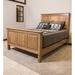 Loon Peak® Draylin Solid Wood Panel Bed Wood in Blue | 60 H x 42 W x 87 D in | Wayfair F516D949B8CB4D79B002DB252BAB3555
