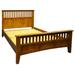 Wildon Home® Doreen Solid Wood Platform Bed Wood in Brown | 52.5 H in | Wayfair 888CE45165AF4FD09CDED2B1C34FFCEF