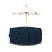 Arlmont & Co. Heavy Duty Multipurpose Waterproof Outdoor Round Dining Table & Chair Set Cover w/ Umbrella Hole in Blue | 24 H x 109 W in | Wayfair