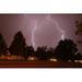 Ebern Designs Double Lightning Strike by Heatherlg - Wrapped Canvas Photograph Canvas | 8 H x 12 W x 1.25 D in | Wayfair