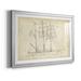 Longshore Tides Sailboat Blueprint I - Picture Frame Print Paper, Solid Wood in Gray | 26.5 H x 36.5 W x 1 D in | Wayfair