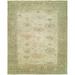 Green 96 x 30 x 0.5 in Area Rug - Bungalow Rose Lyken Oriental Hand-Knotted Wool Area Rug in Wool | 96 H x 30 W x 0.5 D in | Wayfair