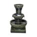 Millwood Pines Luxembourg Resin Fiberglass Water Fountain w/ LED Light | 16.4 H x 11.8 W x 11.8 D in | Wayfair 1A9A258368ED44FFB74A1F493EBB07EF