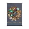 Diy Bead Embroidery Kit On Art Canvas "New Year Wreath