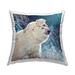 Stupell Smiling Polar Bears Winter Trees Printed Throw Pillow Design by Pip Wilson